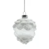 BOULE NOEL VERRE GARNIE POMME DE PAIN