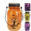 BOUTEILLE AVEC LED LED HALLOWEEN, 9,5X9,5X18CM, 460 GR, 3 AS