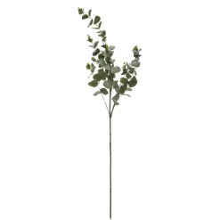 BRANCHE EUCALYPTUS PAILLETEE FLOQUEE 98CM