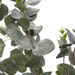 BRANCHE EUCALYPTUS PAILLETEE FLOQUEE 98CM