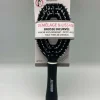 BROSSE COURBEE OVALE PICOTS BLANC ET POILS NYLON NOIR