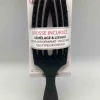 BROSSE COURBEE PICOTS PERLES MIXTE NYLON PLASTIQUE NOIR MATE