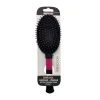 BROSSE PNEUMATIQUE OVALE PICOTS PERLES NOIR ROSE