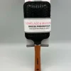 BROSSE PNEUMATIQUE RECTANGLE PICOTS PERLES MANCHE BOIS NOIR