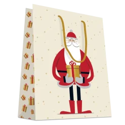 CABAS PERE NOEL CADEAU 32X14X40CM