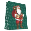 CABAS PERE NOEL TRADITIONNEL 18X10X23CM