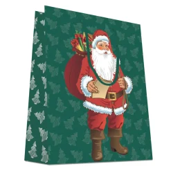 CABAS PERE NOEL TRADITIONNEL 26X13X32CM