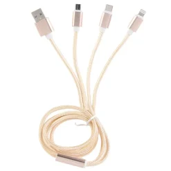 CABLE CHARGE TYPE C IPHONE MICRO USB 3EN1