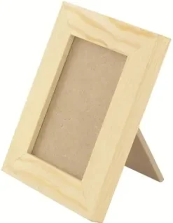 CADRE PHOTO BOIS CHEVALET 10X8CM POUR PHOTO 4.8X7CM
