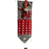 CALENDRIER DE L AVENT OURS LED 21X65CM