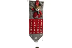 CALENDRIER DE L AVENT OURS LED 21X65CM