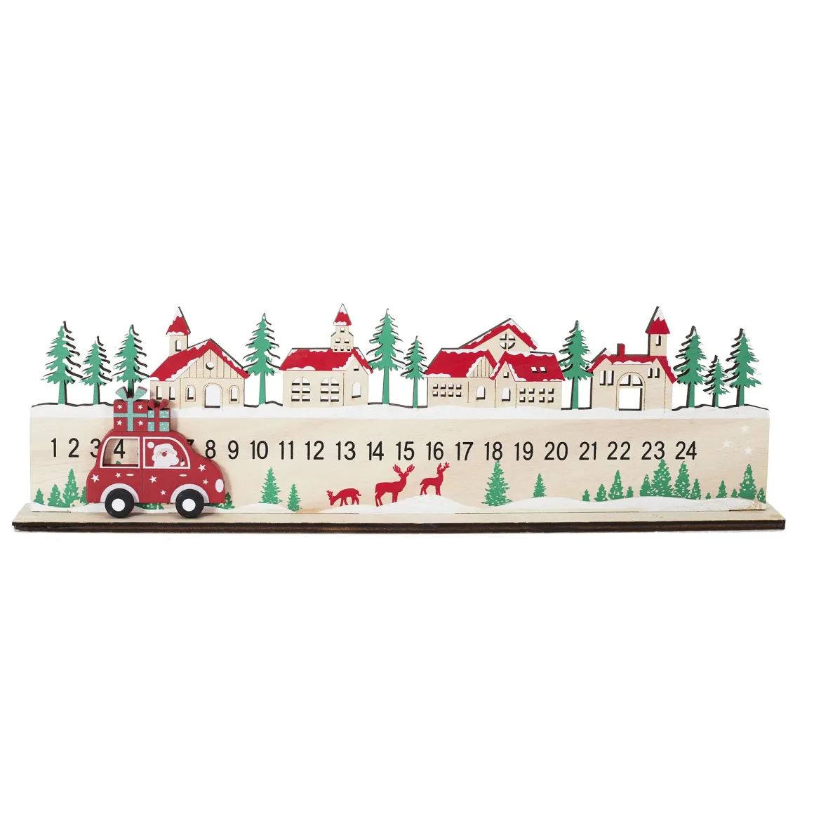 CALENDRIER DE NOEL VILLAGE VOITURE