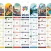 CALENDRIER 2026 GRAND FORMAT 43X55CM