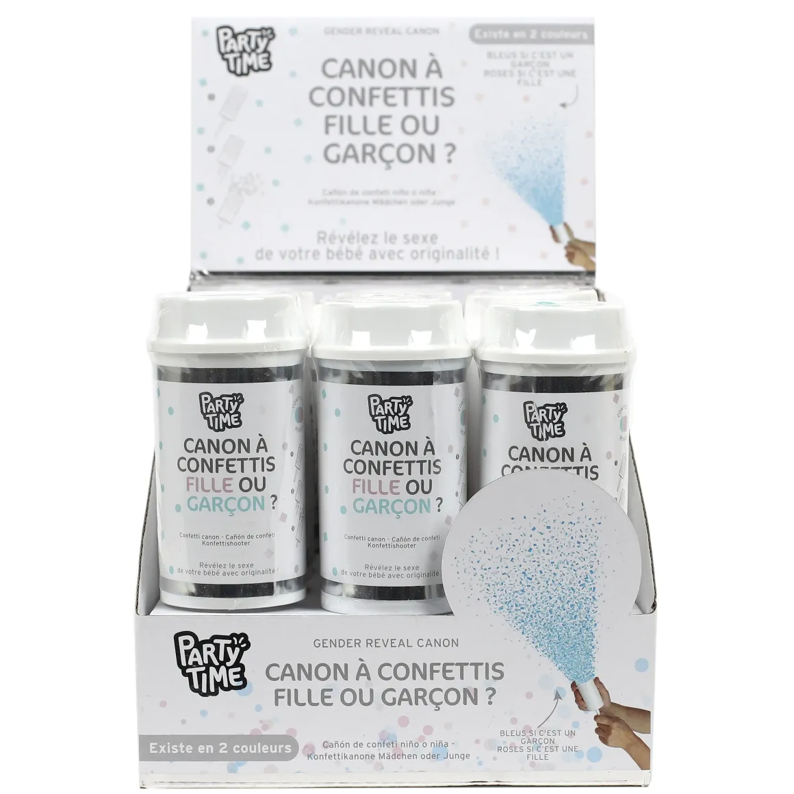 CANON A CONFETTIS FILLE OU GARCON