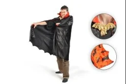 CAPE DE VAMPIRE LUXE ADULTE TAILLE UNIQUE