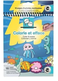 CARNET ACTIVITES REUTILISABLE SOUS LA MER X16 PAGES