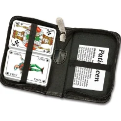 CARTES DE PATIENCE DANS ETUI DE VOYAGE