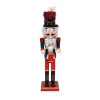 CASSE NOISETTES TAMBOUR BLEU ET ROUGE H.38CM