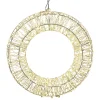 CERCLE METAL LUMINEUX 36X7.5CM