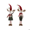 CERF DEBOUT 13X9X5CM FILLE ET GARCON VERT