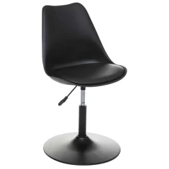 CHAISE DINER AJUSTABLE NOIR AIKO