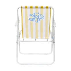 CHAISE PLIANTE DOLCE VITA JAUNE