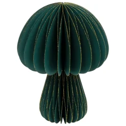 CHAMPIGNON PAPIER VERT H.25CM