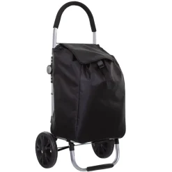 CHARIOT PLIANT 2 ROUES ALUMINIUM NOIR