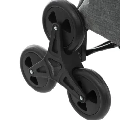 CHARIOT 6 ROUES METAL GRIS NOMADE
