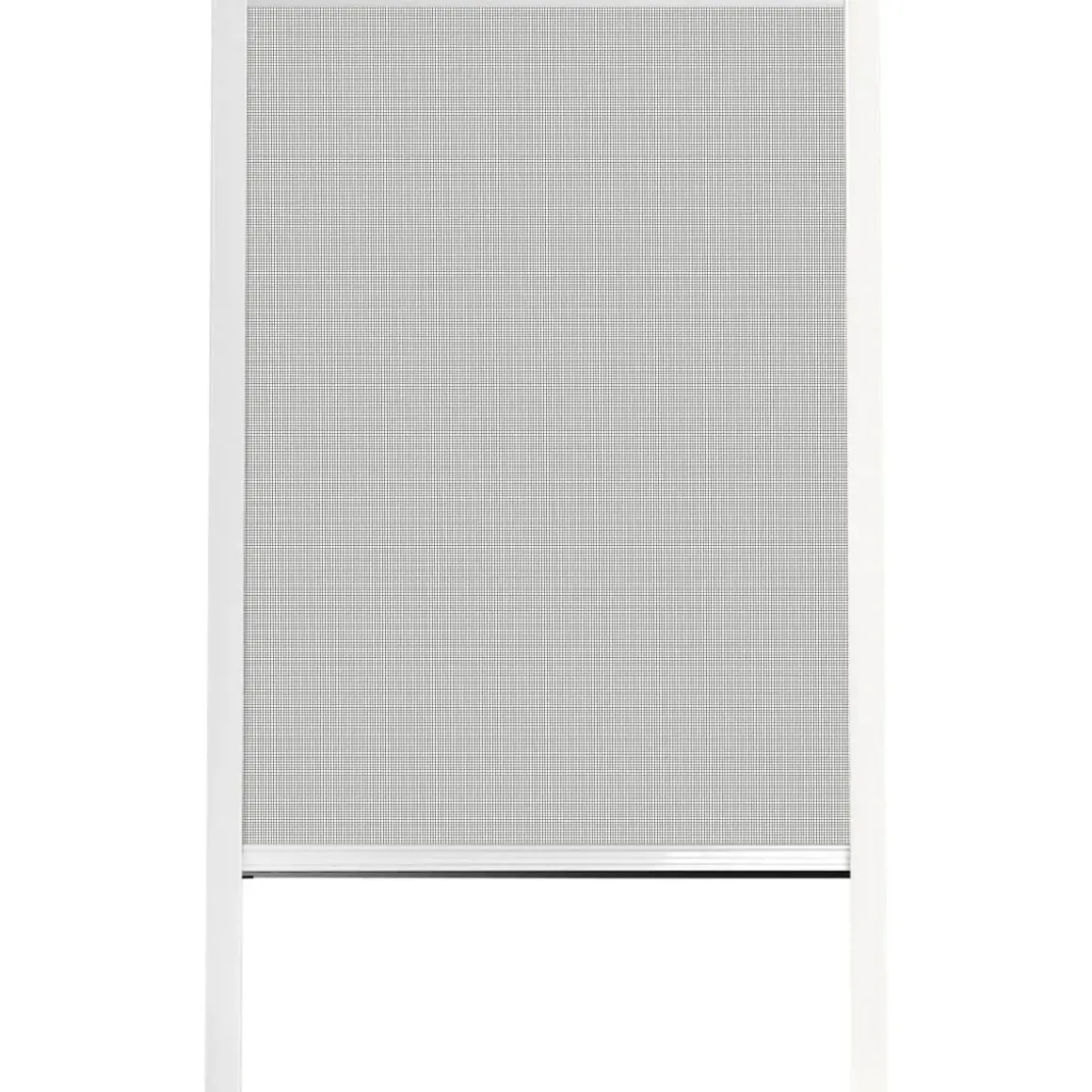 CHASSIS MOUSTIQUAIRE PVC 130X160CM BLANC TOILE NOIRE