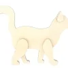CHAT BOIS 10X12X2CM