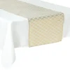 CHEMIN DE TABLE ART DECO DORE 40X200CM