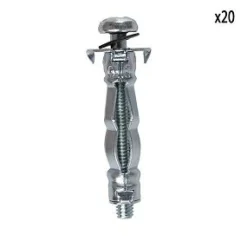 CHEVILLES A EXPANSION METALLIQUES 20PAIRES