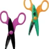 CISEAUX CRANTEURS 13 CM ZIG ZAG ET VAGUES X 2 PCS