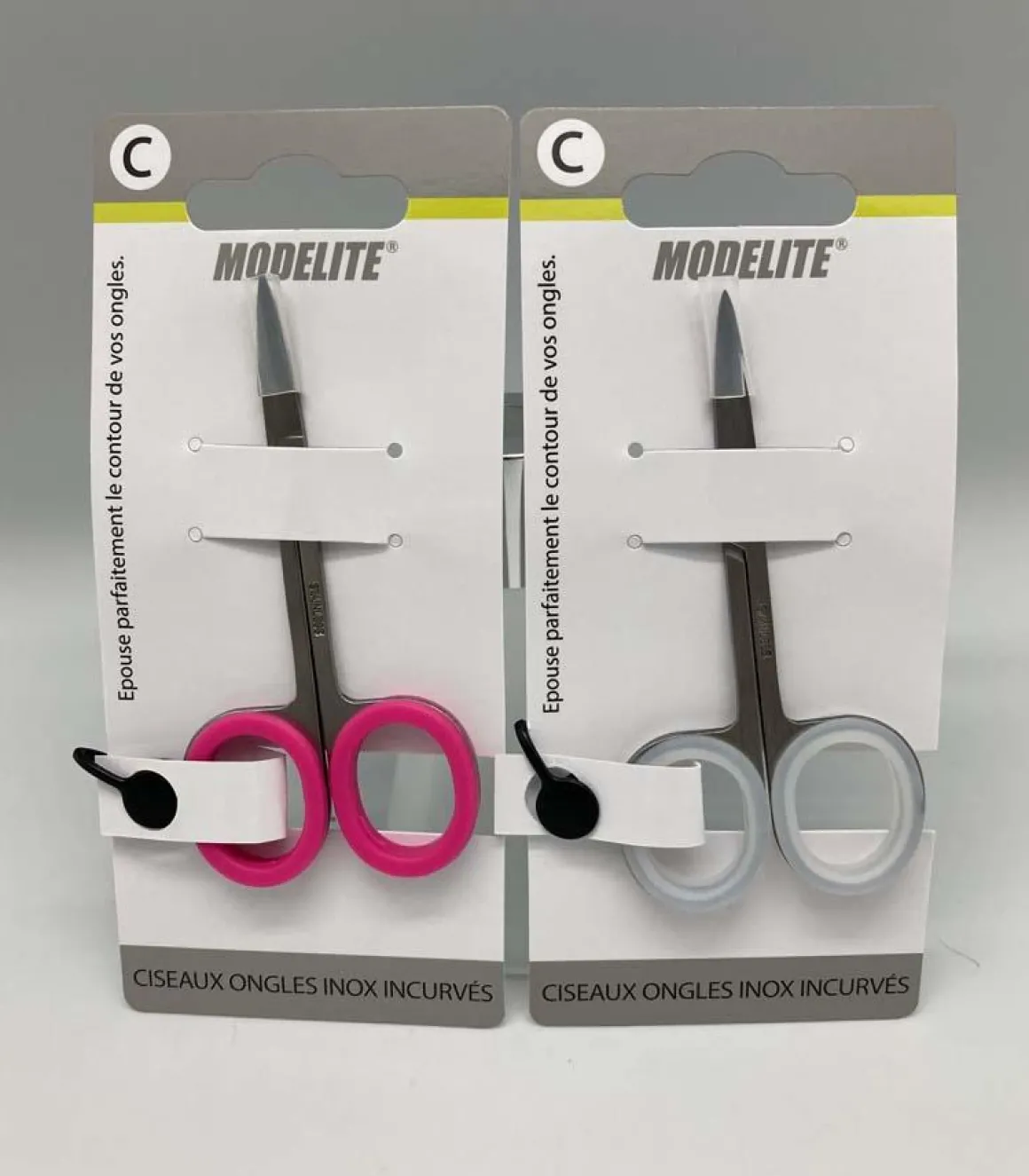 CISEAUX ONGLES INOX INCURVES