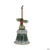 CLOCHE METAL VERT 17X17X41.5CM