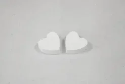 COEUR BOIS X20 PIECES BLANC