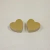 COEUR EN BOIS METALLISE X15 PIECES OR