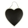 COEUR FACON ARDOISE A SUSPENDRE 26X26CM