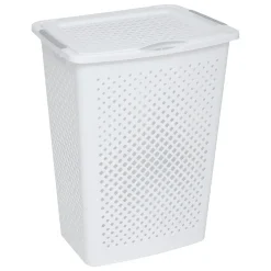 COFFRE A LINGE 55L BLANC