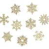 COFFRET EMBELLISSEMENTS BOIS FLOCONS 3CM X45 PIECES
