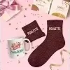 COFFRET MUG CHAUSSETTES PAILLETTES POULETTE