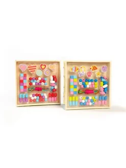 COFFRET PERLES EN BOIS