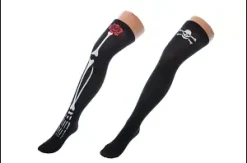 COLLANTS SQUELETTE TETE DE MORT ADULTE ADULTE