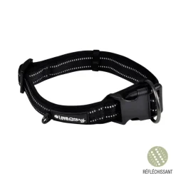 COLLIER NYLON NEOPRENE REGLABLE 55 A 75CM X38MM EXPERT NOIR