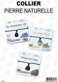 COLLIER PIERRE NATURELLE