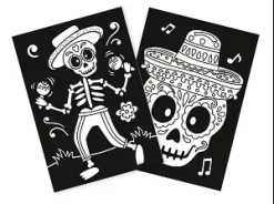 COLORIAGES VELOURS HALLOWEEN X2 PIECES