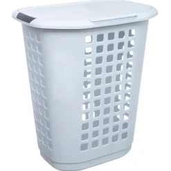 CORBEILLE FERME 63L HUGGER BLANC
