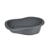 CORBEILLE PLASTIQUE TINO D.80X60X25CM GRIS