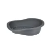 CORBEILLE PLASTIQUE TINO D.60X40X20CM GRIS